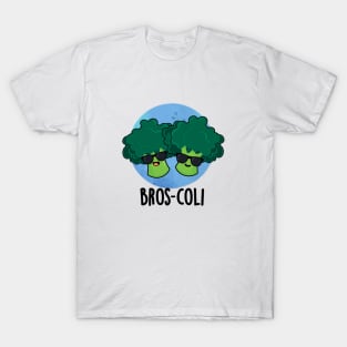 Bros-coli Cute Veggie Broccoli Pun T-Shirt